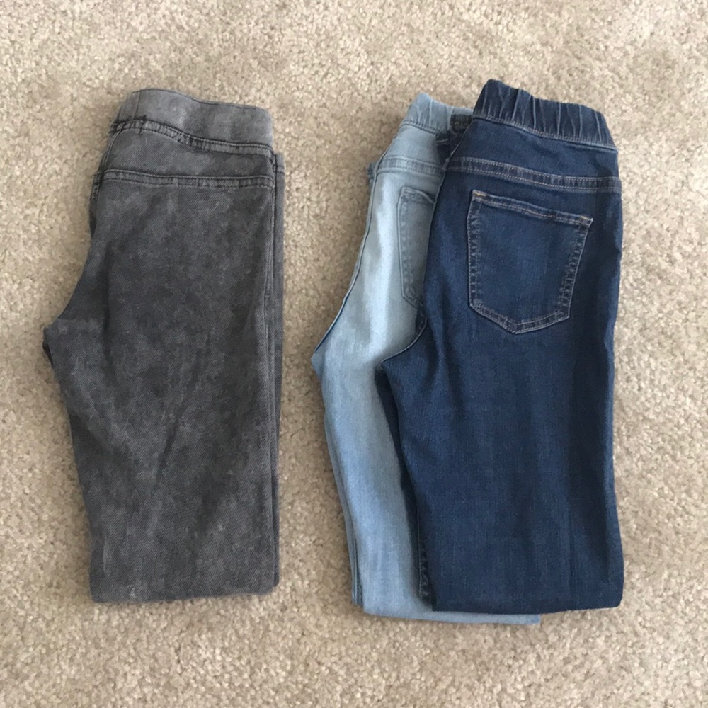 Girls Denim Jeggings